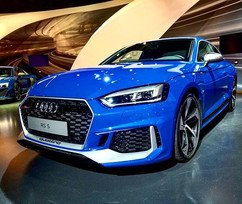 Nogaro Blue 2019 Audi RS5 Coupe at the A